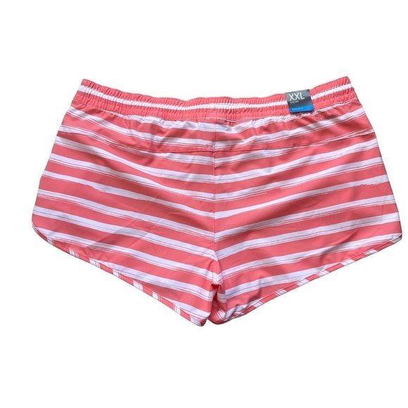Columbia Women’s Bogata Bay Stretch UPF 50 Print Shorts Size XXL Coral Stripe - Picture 5 of 9